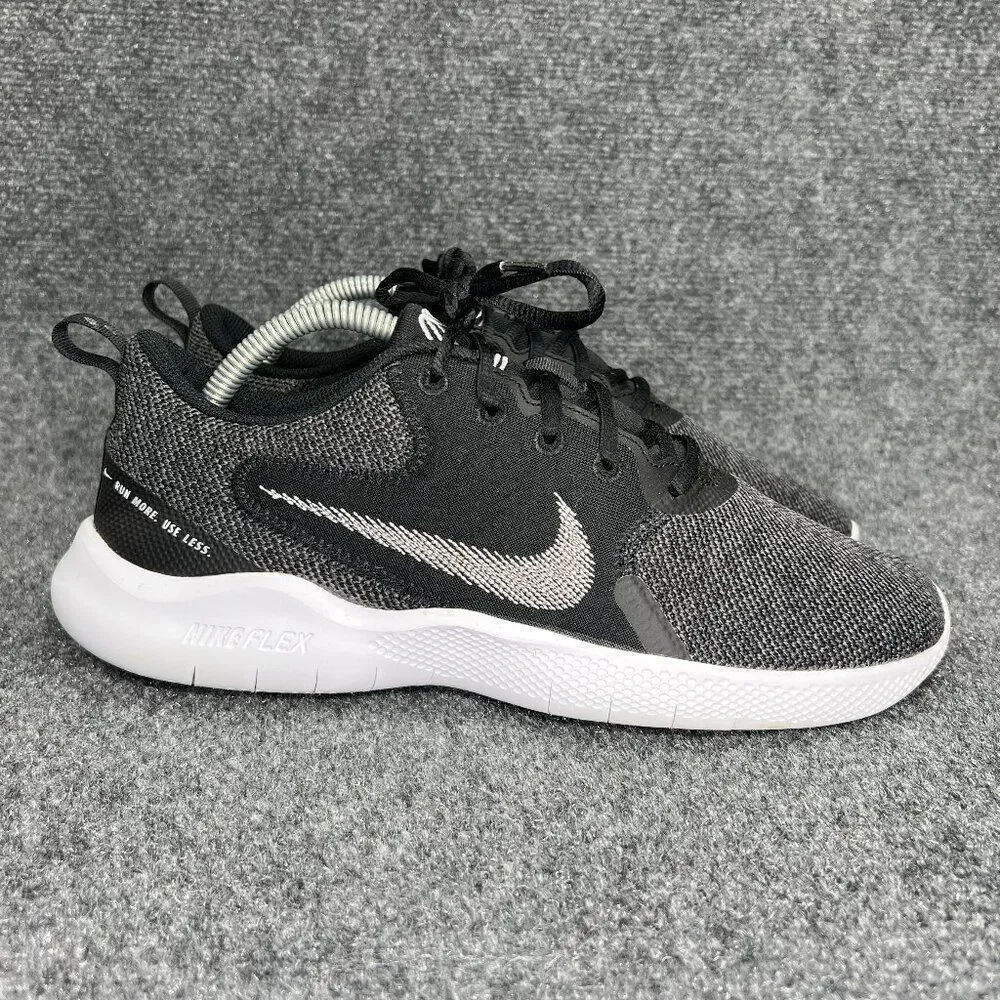 Nike Flex Experience Run 10 Shoes Womens 10 Black Grey Athletic Running Sneakers